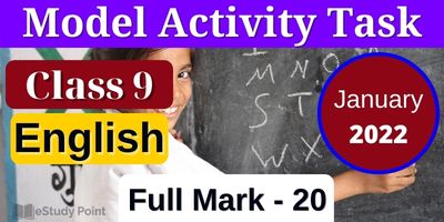 Model Activity Task Class 9 English January 2022 Part 1