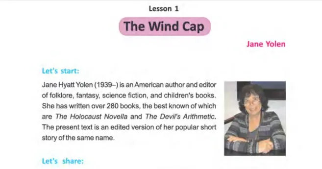 The Wind Cap Question Answer Class 8